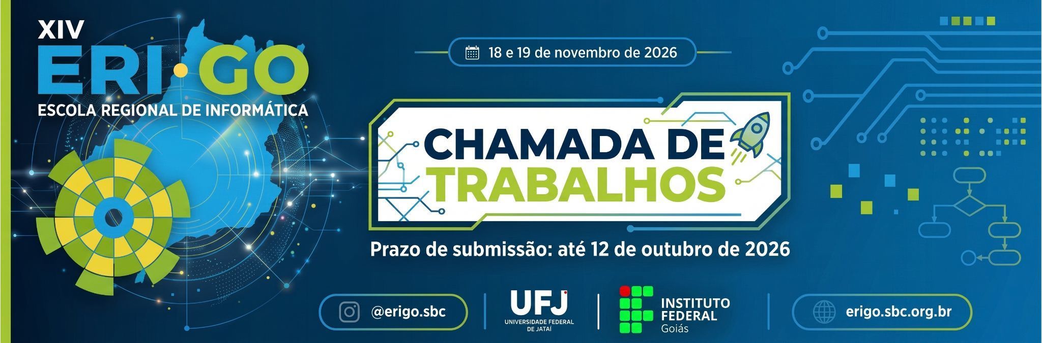 Chamada de trabalhos Erigo 2026